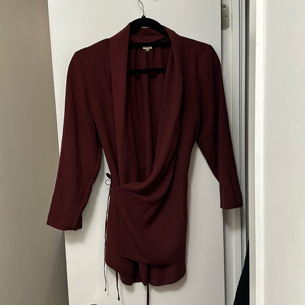 Wilfred tie up blouse
